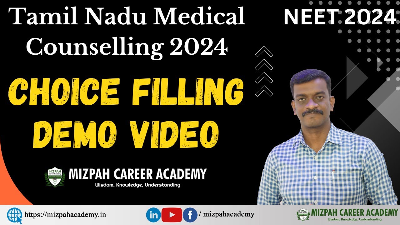 Choice Filling Started in Tamil Nadu Medical Counselling - Demo Video - Don't make these mistakes