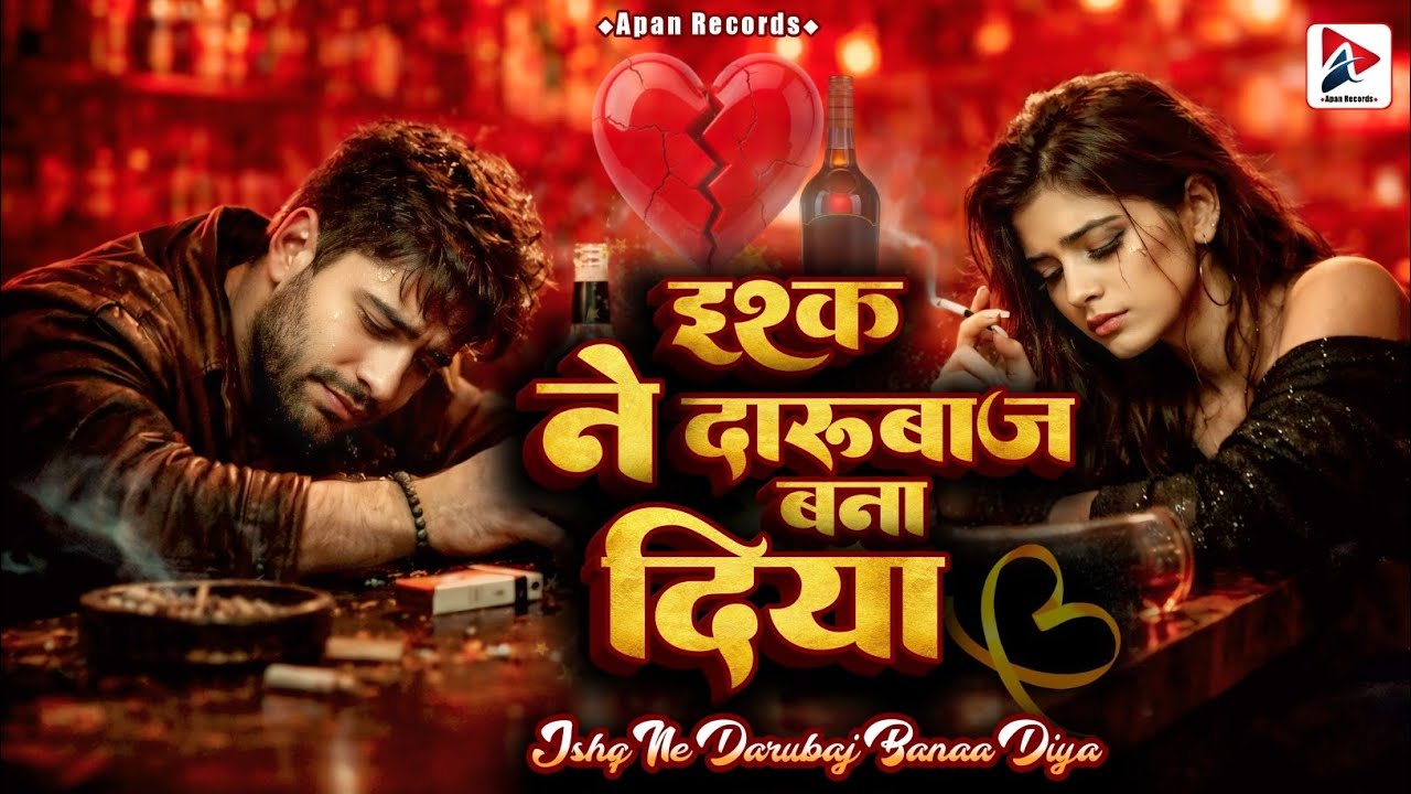 Ishq Ne Daru Baj Banaa Diya 💔🥺🥀 | Sad Song 2026 | Heart Touching Sad Song 2026 | Apan Records
