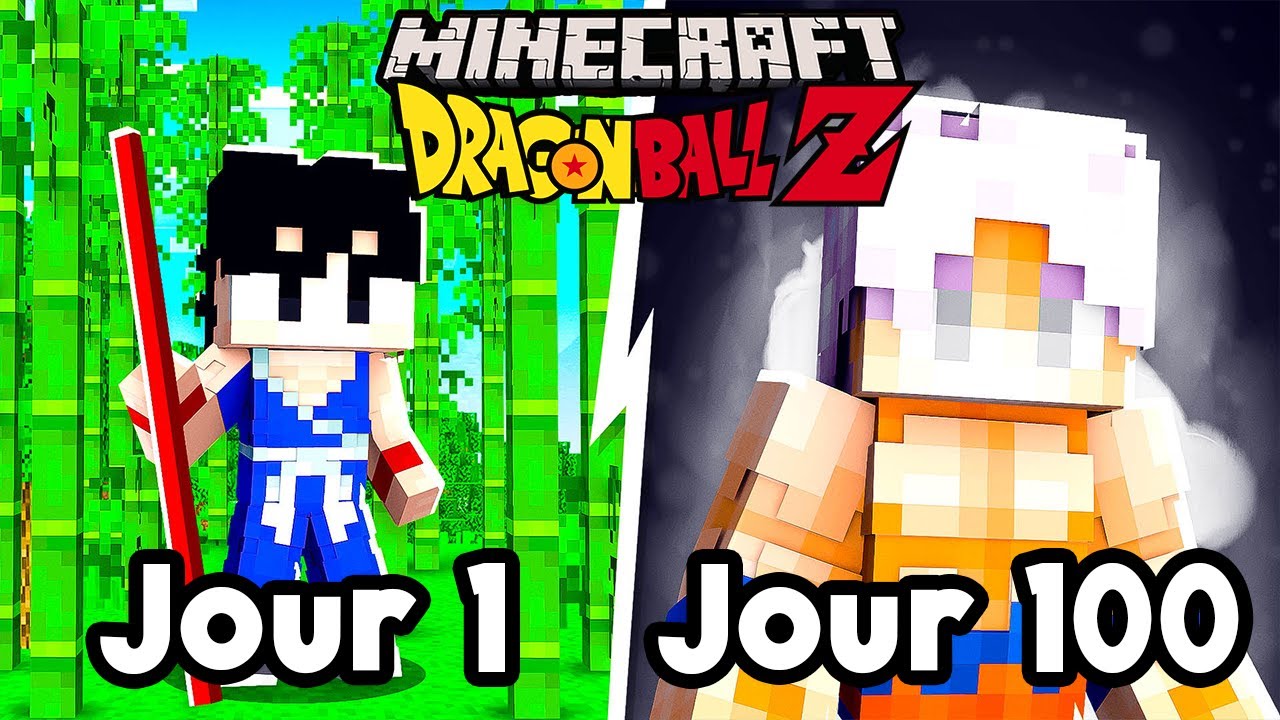 J'ai Survécu 100 JOURS sur Minecraft Dragon Ball !