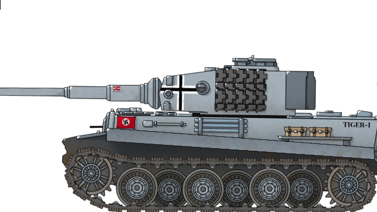 Танк Tiger - 1 | Tiger - 1 TEST | мультики про танки