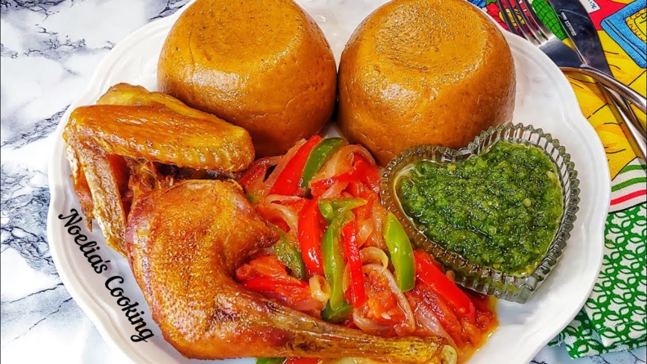 Djinkoume || Amiwo || Pâte rouge || Cuisine Togolaise & Beninoise