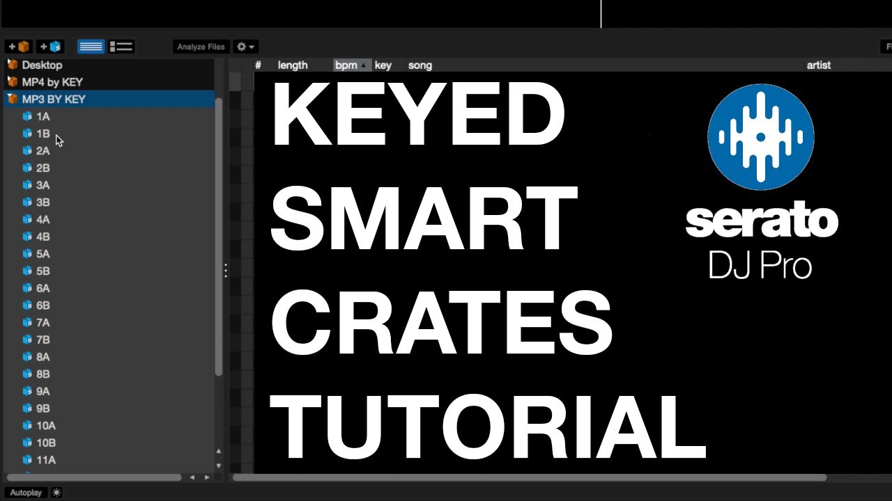 How To Make Keyed Smart Crates in Serato DJ Pro || DJ Hacks || Camelot Wheel