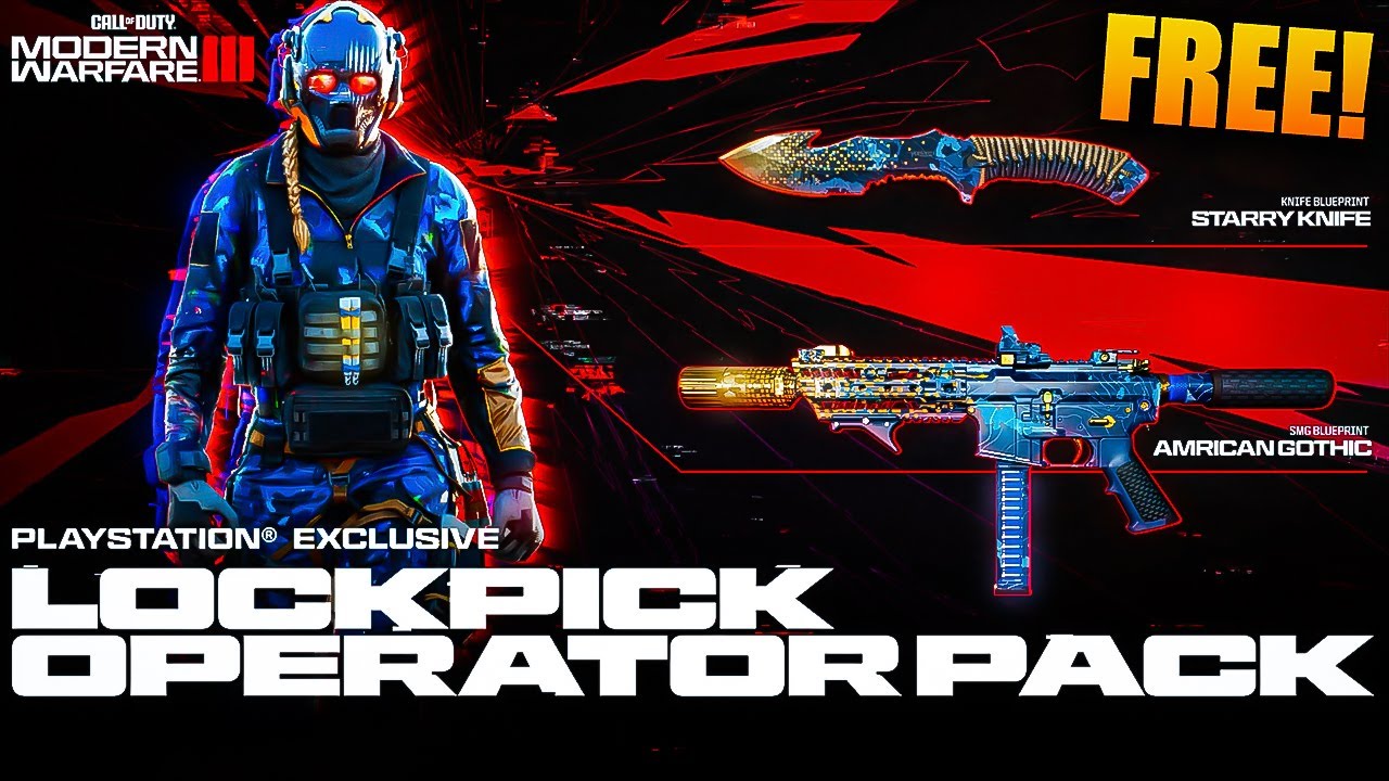 FREE LOCKPICK OPERATOR PACK DLC FOR MODERN WARFARE 3 DIGITAL EDITION!!