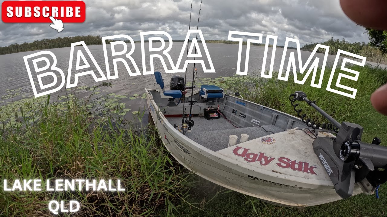 FINALLY!!  MY 1ST BARRA @ LAKE LENTHALL QLD
