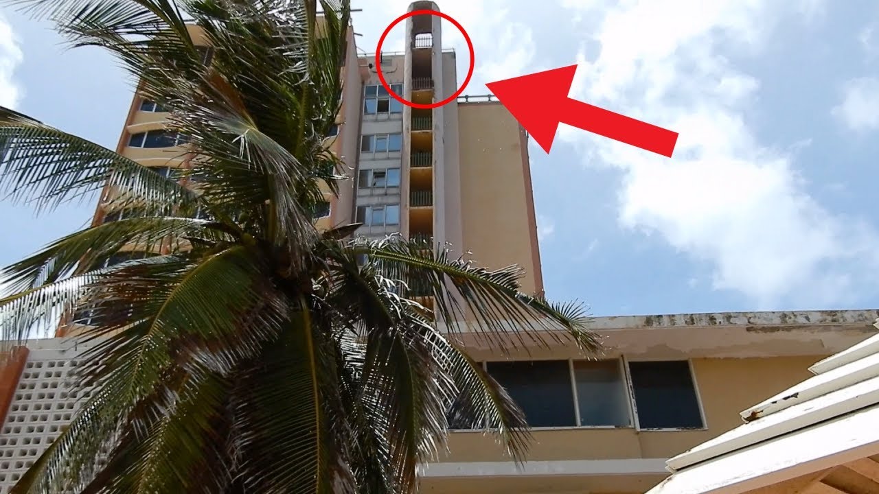 We are trying to reach the top at this Abandoned 5 star Hotel