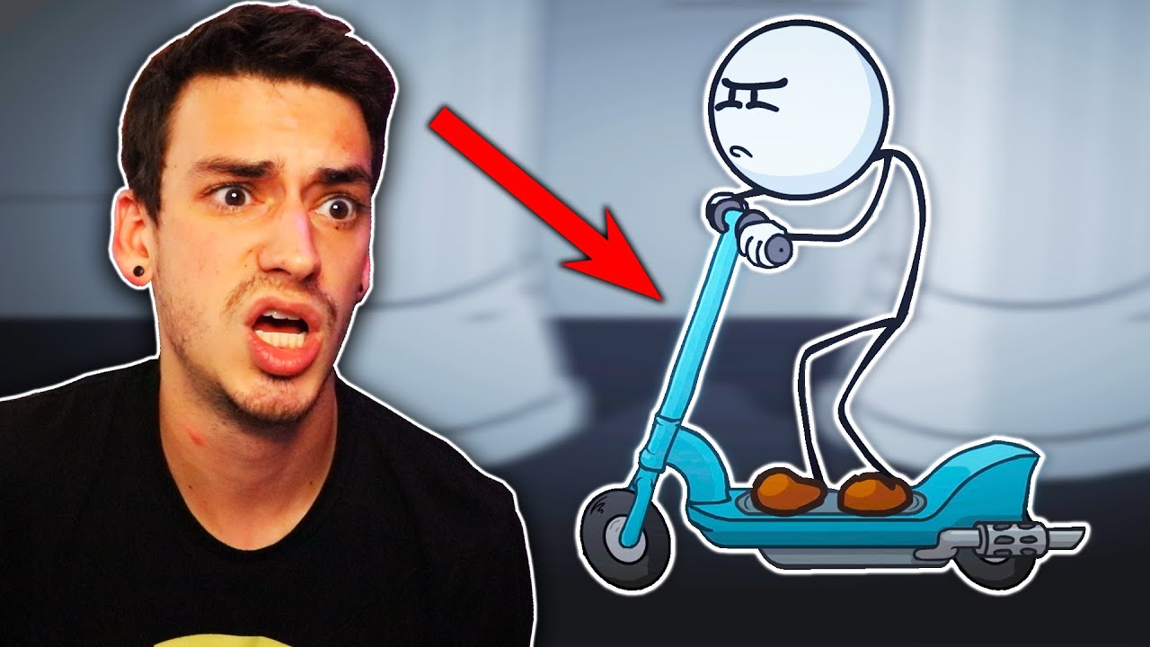 I CRASHED MY SCOOTER... (Henry Stickmin)