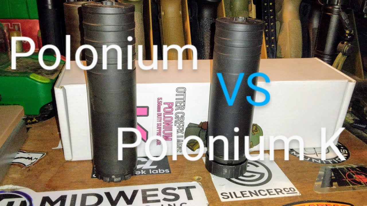 Polonium vs Polonium K, Otter Creek Labs @ottercreeklabs @cerebralfirearms #viral #silencer