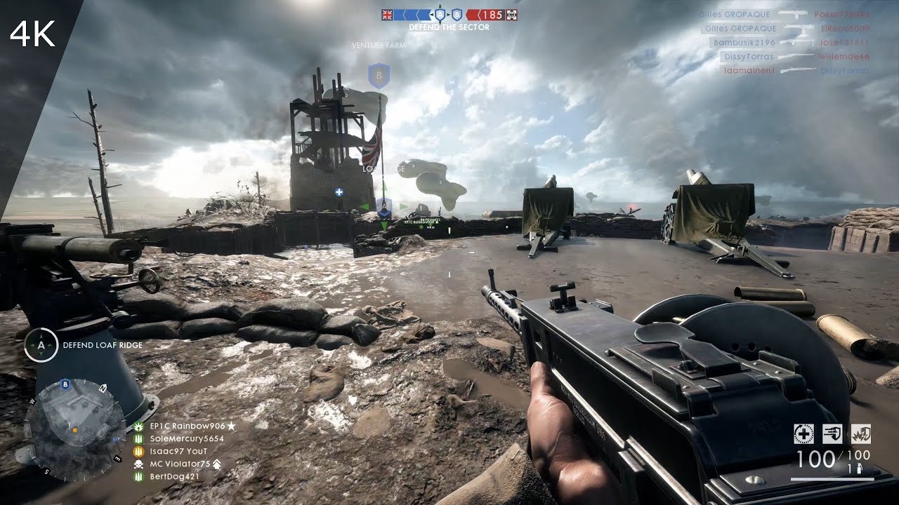 Battlefield 1: Operations gameplay (No Commentary 4K)
