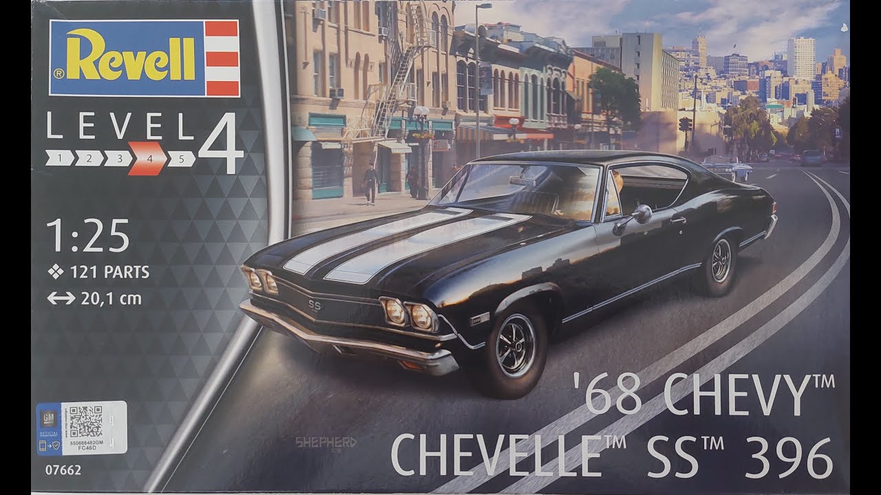 Chevy Chevelle 68 SS 396 Revell 1/25 Full Video