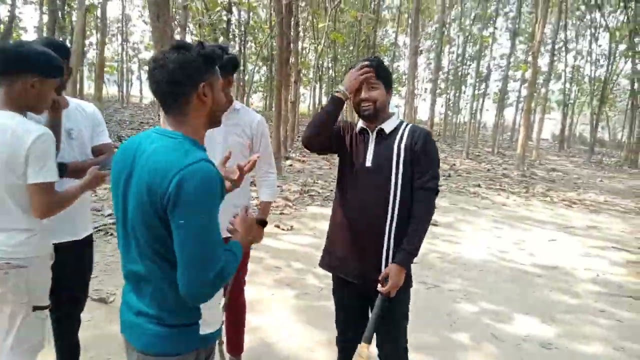 Cricket match for my gaon
