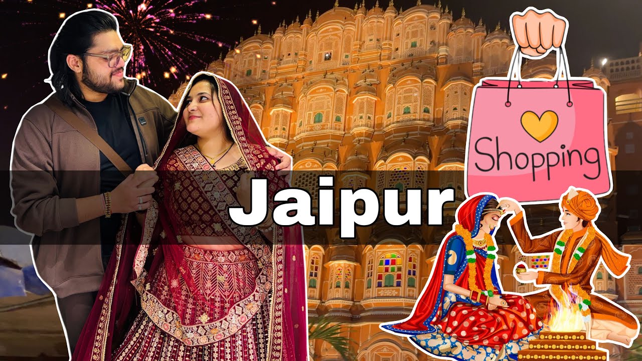 Wedding Lehenga Shopping in Jaipur! ❤️ Rooplaxmi & Rajvesh + Khatu Shyam Ji Darshan | EP - 1