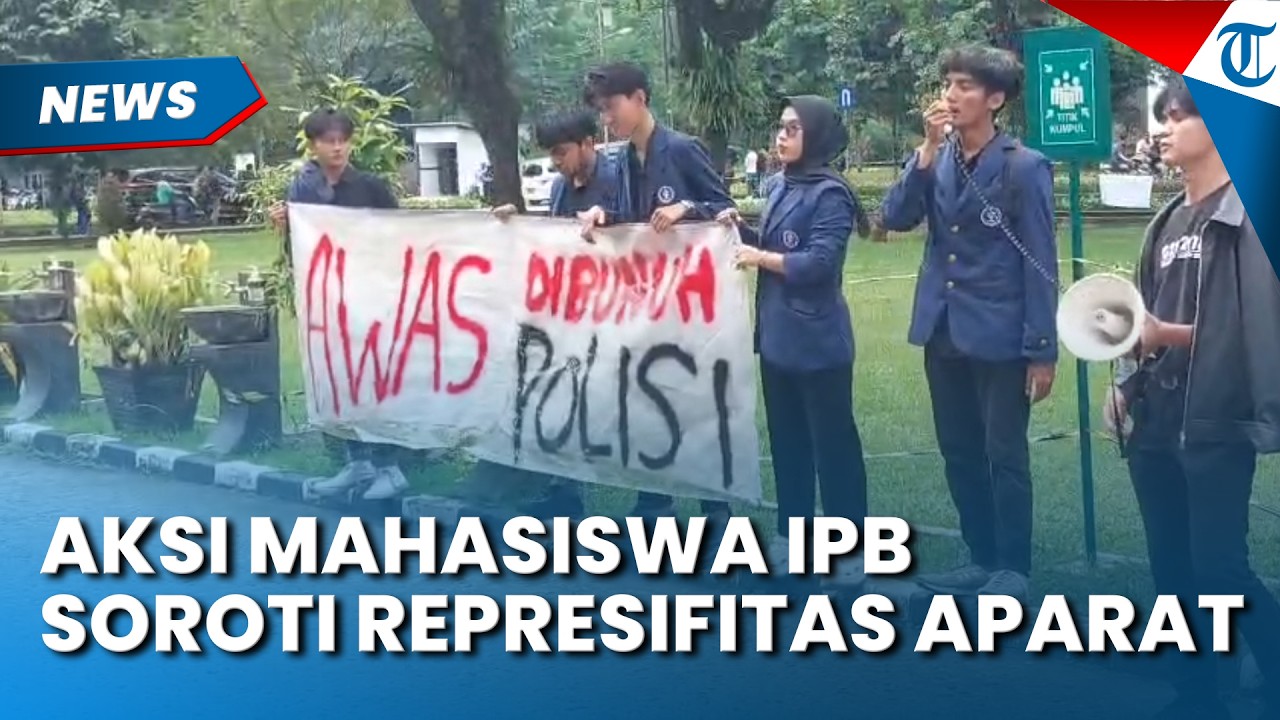 Mahasiswa IPB Gelar Aksi Solidaritas di Dramaga, Soroti Soal Tindakan Represif Aparat