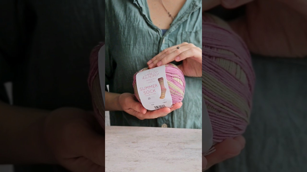 Новая летняя носочная пряжа Laines du Nord Summer Sock! Быстрый обзор.