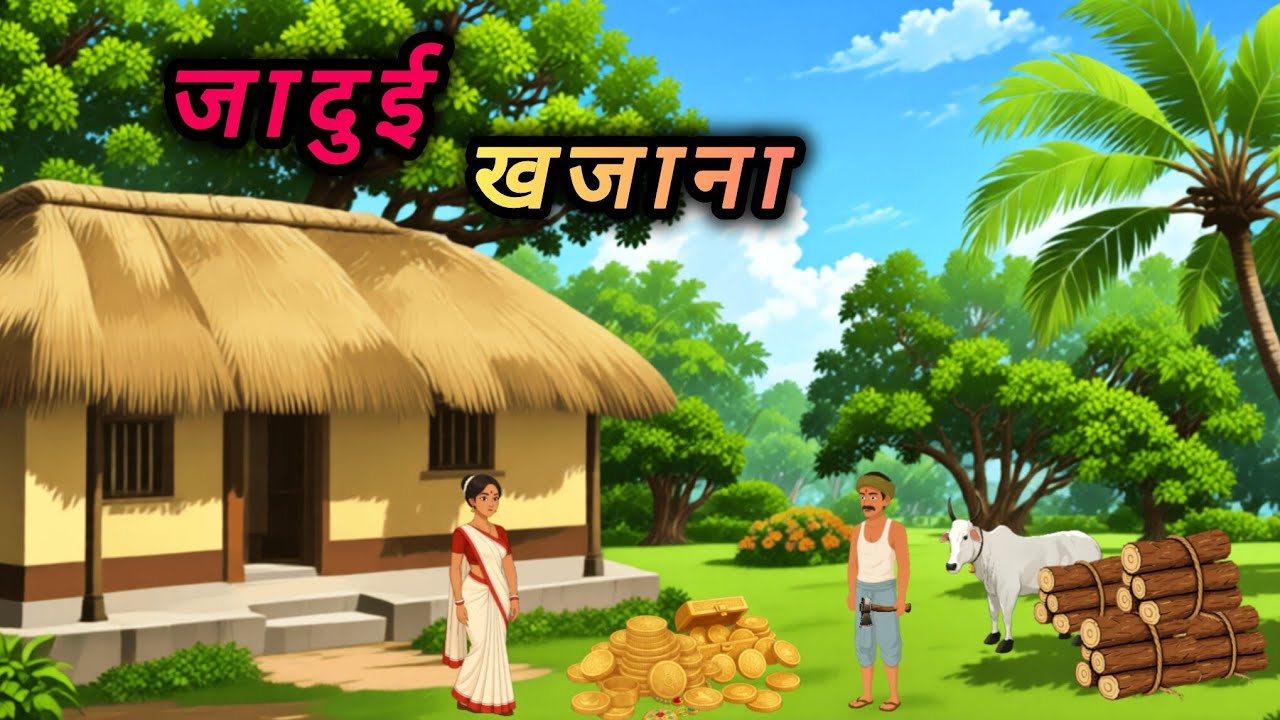 गरीब लकड़हारे को मिला जादुई खजाना। Moral Stories in hindi