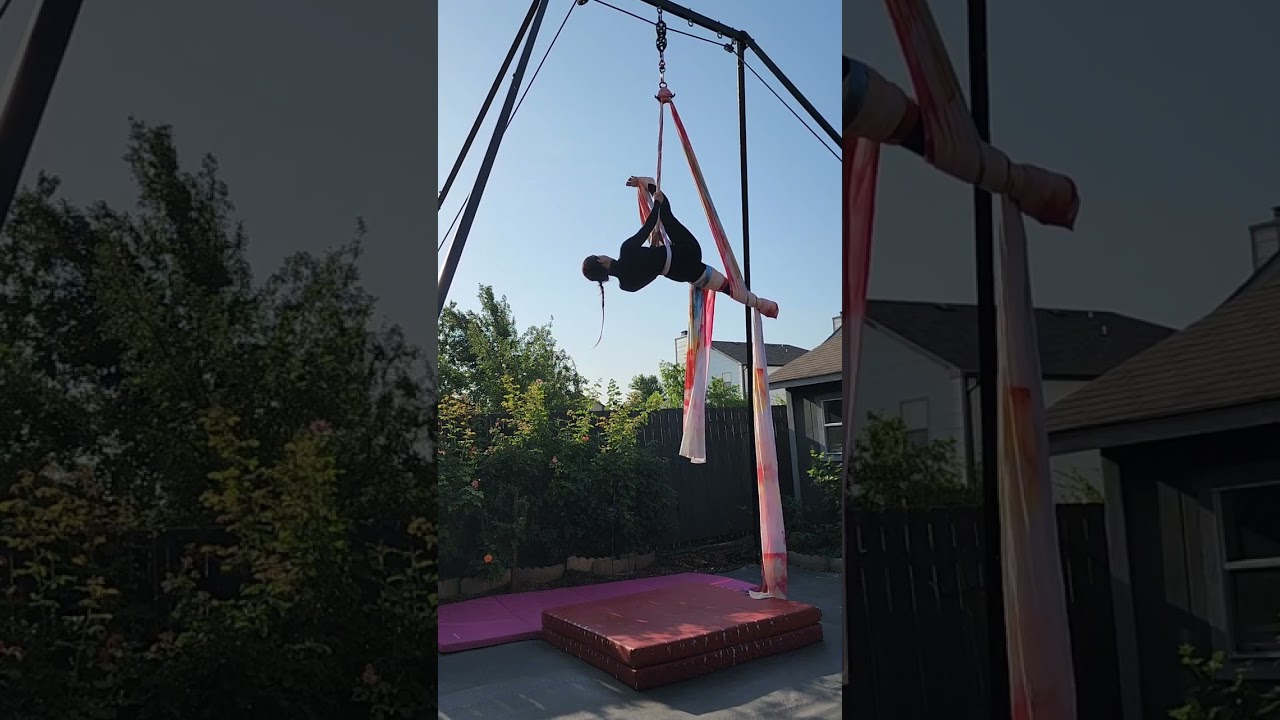 Aerial Silks - Double Footlock Entry Sequence