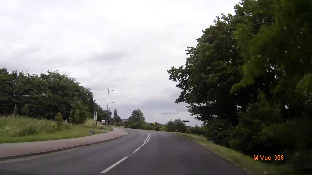 Świebodzin   ulice  Poznańska Piłsudskiego  Świerczewskiego 1080p