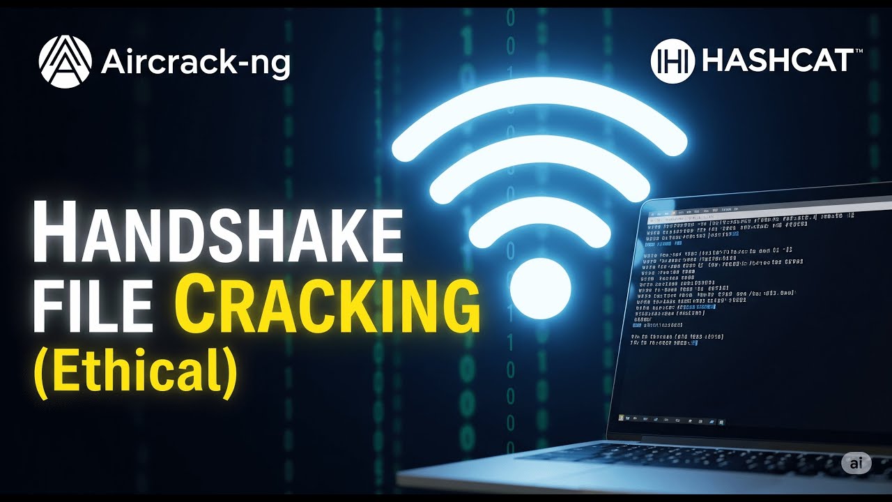 Cracking WPA/WPA2 Handshake Files with Aircrack-ng & Hashcat | Ethical Hacking Tutorial