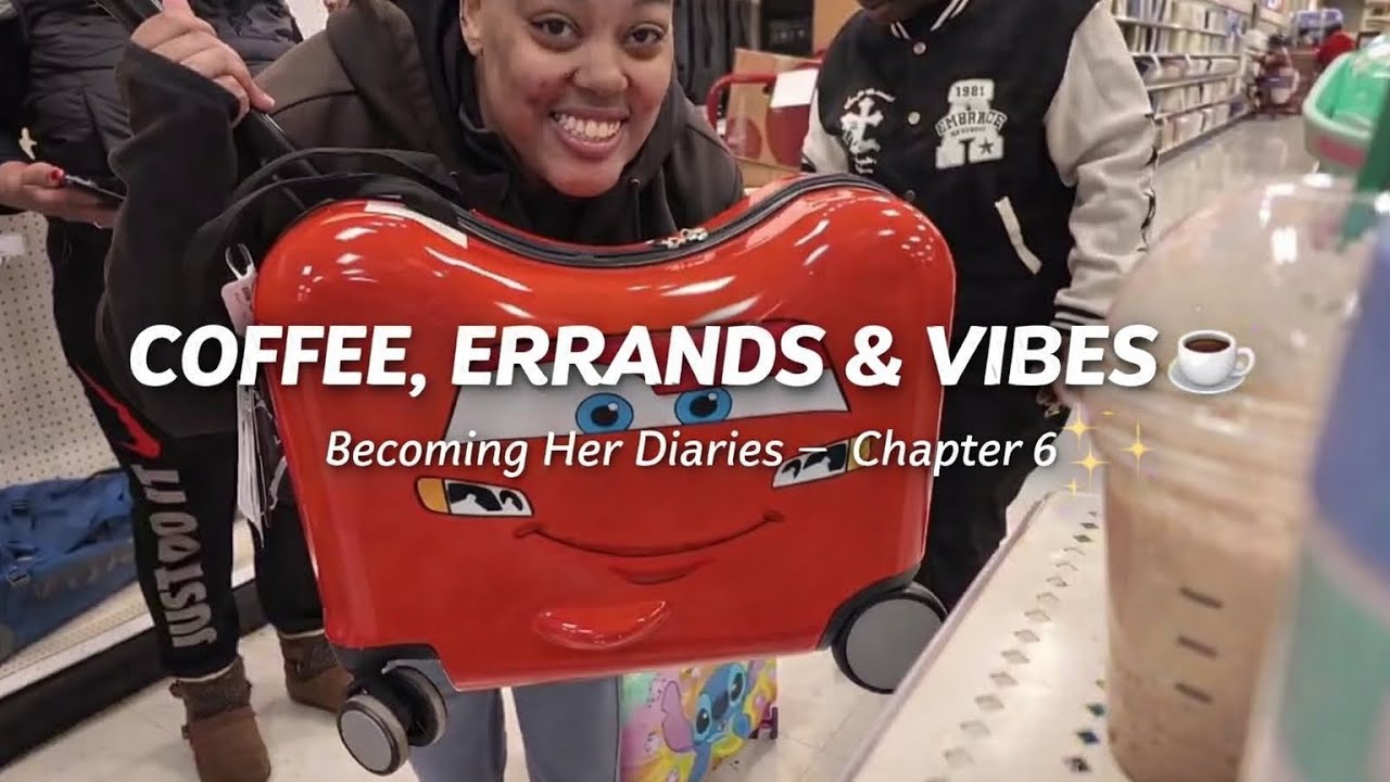 Coffee Runs, Errands & Quiet Vibes ☕🫧Becoming Her Diaries | Chapter 6