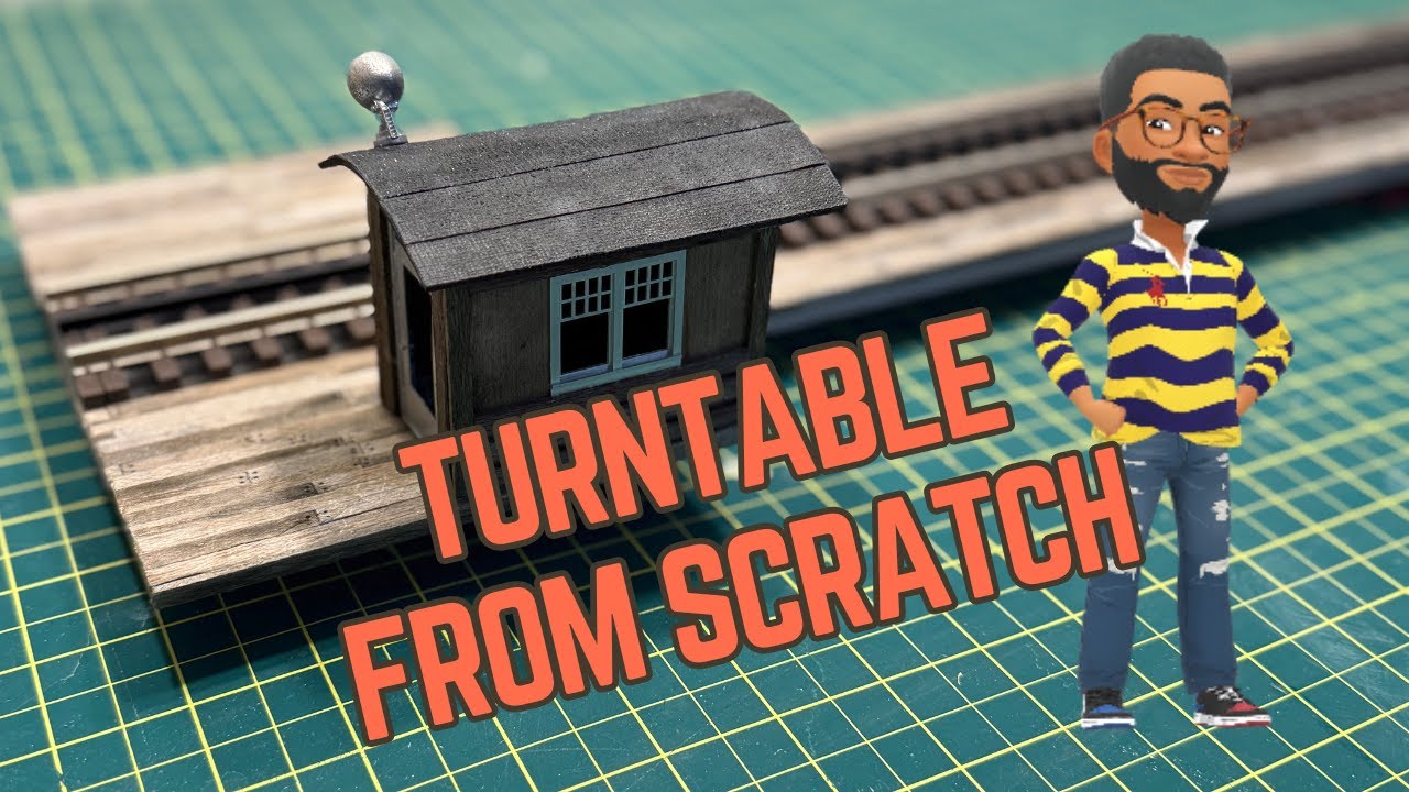 I'm Building a HUGE 32” Model Train Turn Table from Scratch!