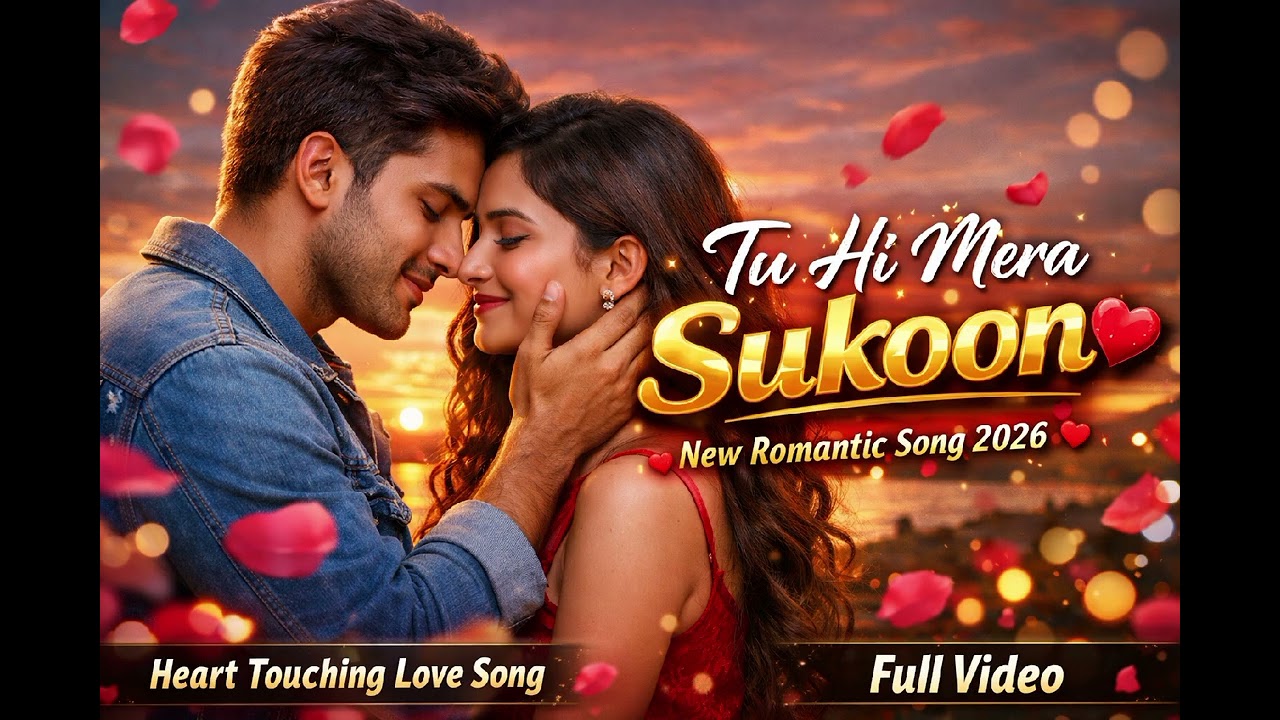 1️⃣ Tu Hi Mera Sukoon ❤️ | New Romantic Love Song 2026 | Heart Touching Melody