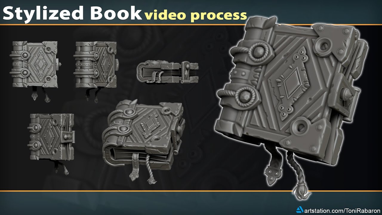 Stylized Book | Video Process