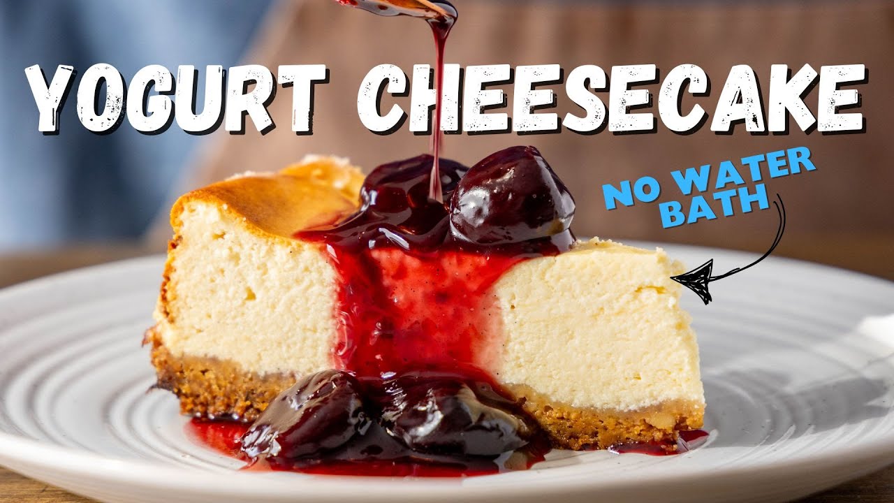 This Cracked, Golden Greek Yogurt Cheesecake Is Easier—and Better