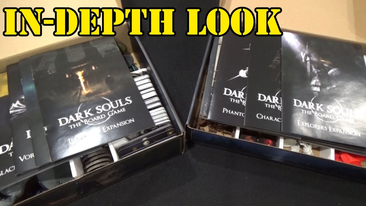 In-depth look at Dark Souls the Board Game Character, Phantoms, Explorer and Iron Keep Expansion