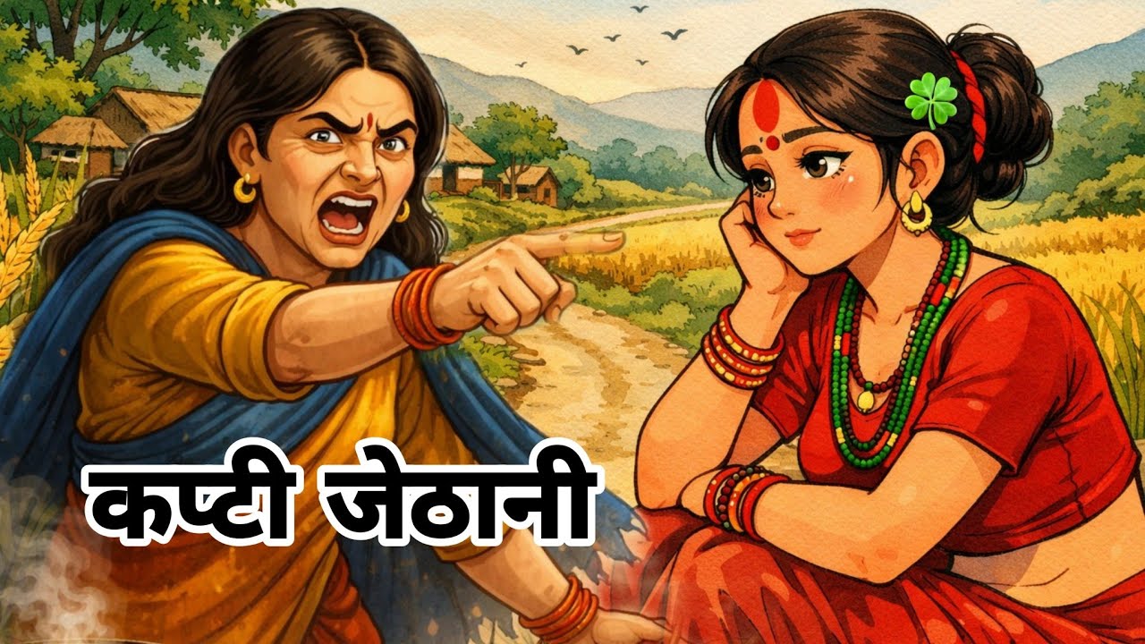 कप्टी जेठानी र चोथाले सासु ..😡😡(बिचरी कान्छी बुहारी)।।नेपाली लोककथा।।Nepali Lok Katha 🍀🍀🍀