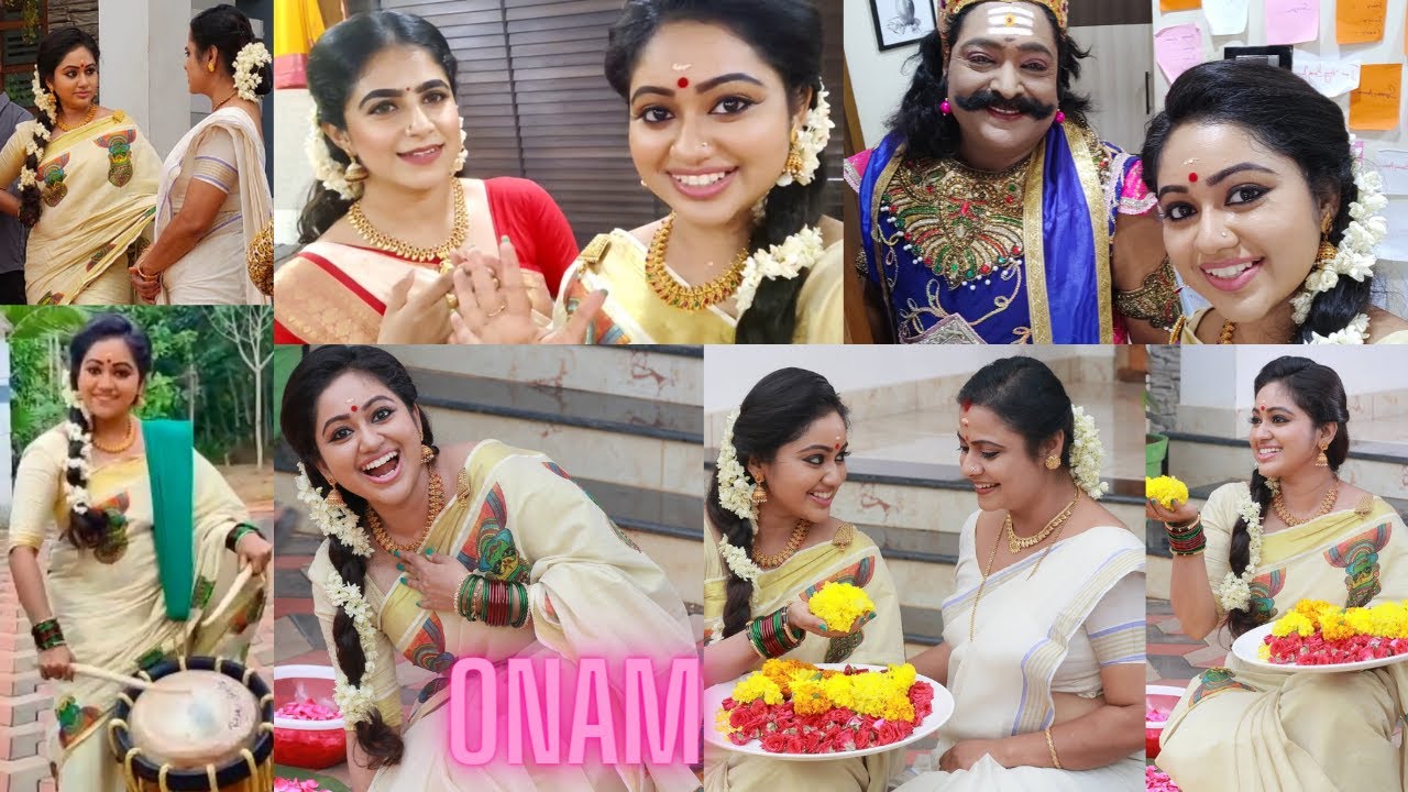 Onam Special celebration with Mrs. Hitler Team | Meghna Vincent | Meghnaz StudioBox | Zee Keralam |
