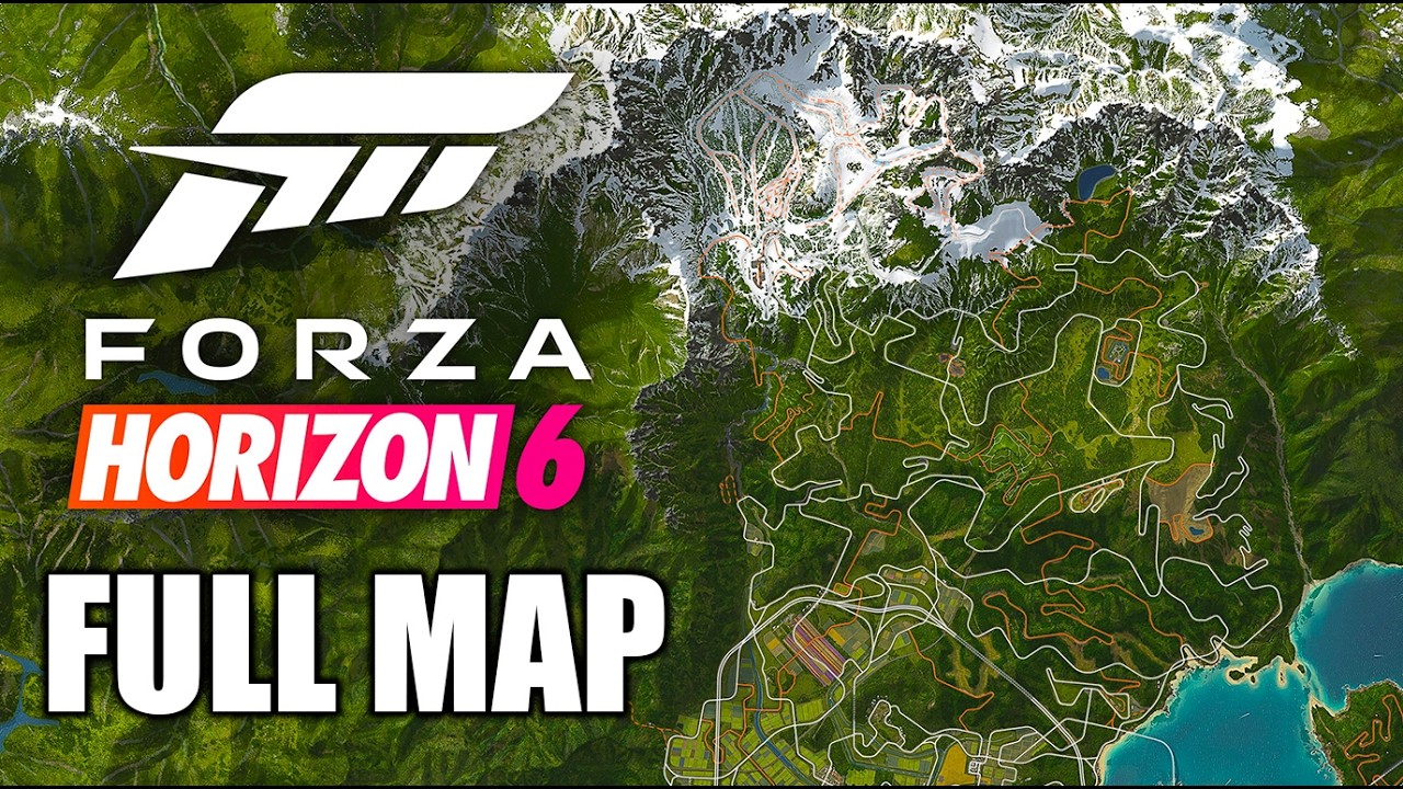 Полное описание карты Forza Horizon 6 | Подробный разбор &ndash; Эта карта ОГРОМНАЯ