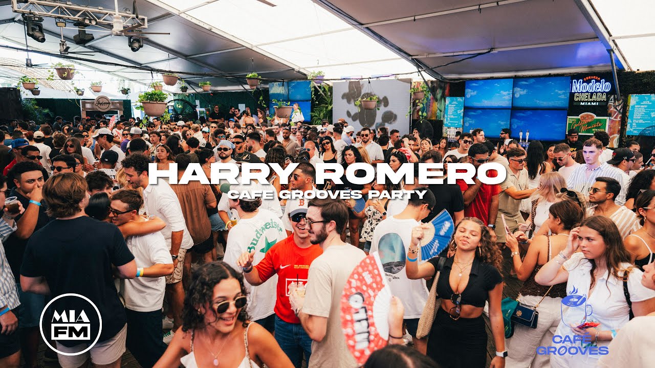 Harry Romero | House Music | Cafe Grooves Party Wynwood Miami