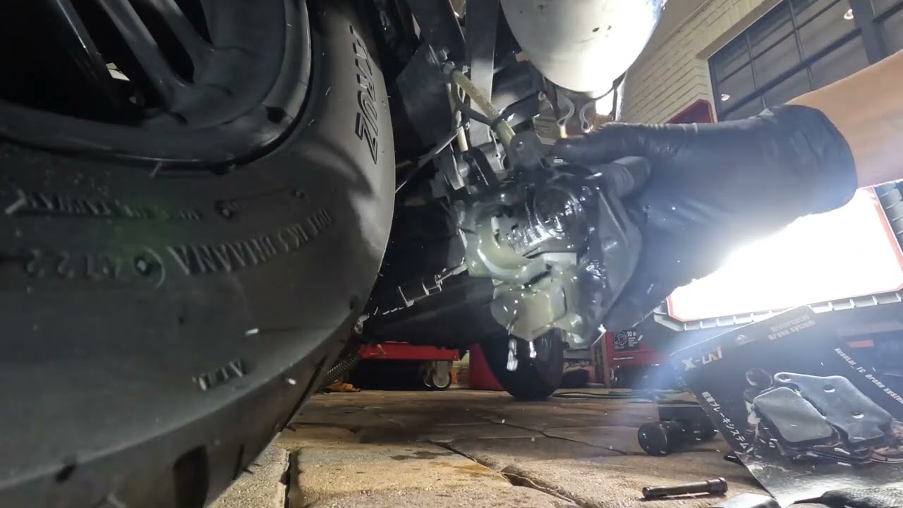 2017 Indian Scout sixty rear brakes replacement