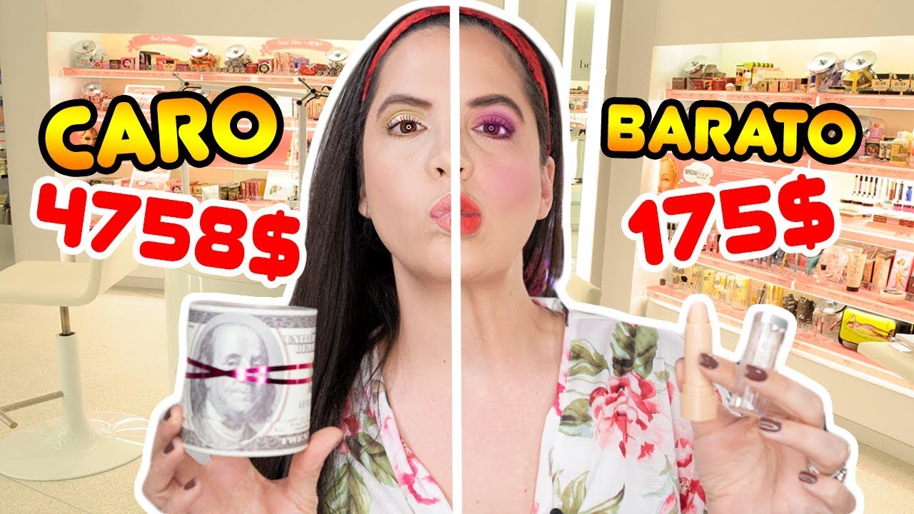 MAQUILLAJE CARO vs BARATO! Los mejores tips! | Camila Guiribitey