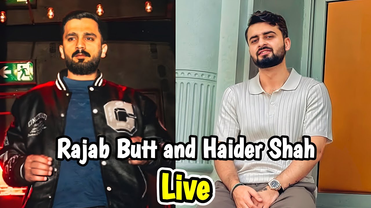Haider Shah Live | Rajab Butt Live | 26 October
