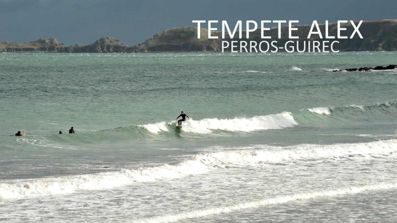 SURF VLOG - Lendemain de tempête Alex à Perros-Guirec