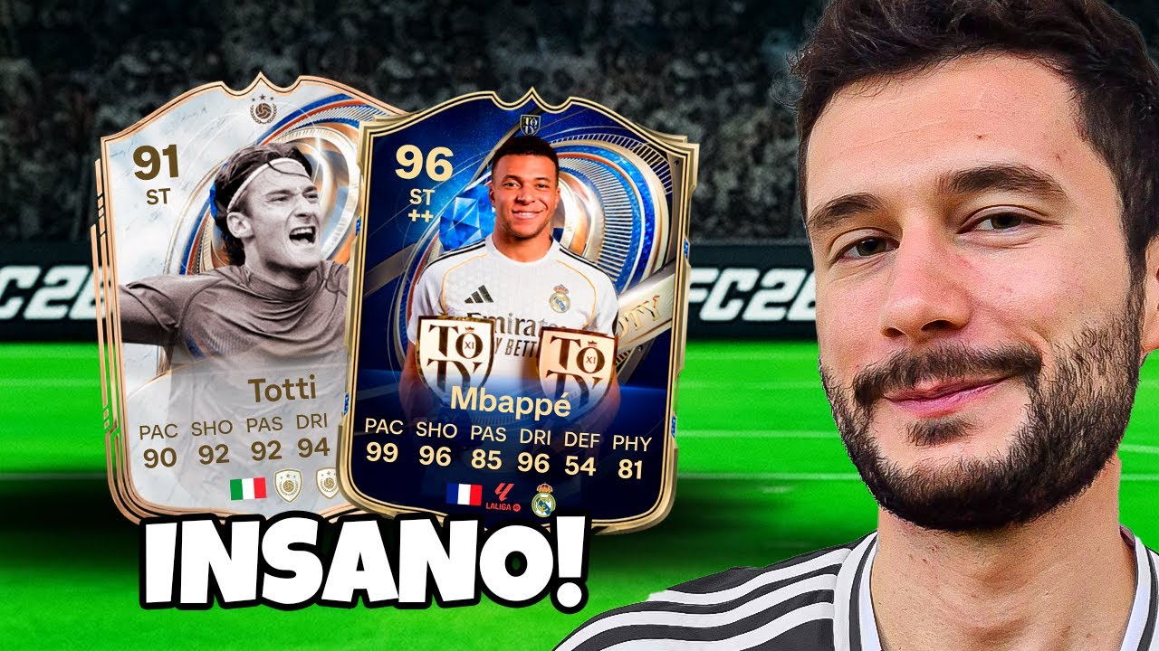 TIME MILIONÁRIO COM TOTTI E MBAPPÉ TOTY 🔥
