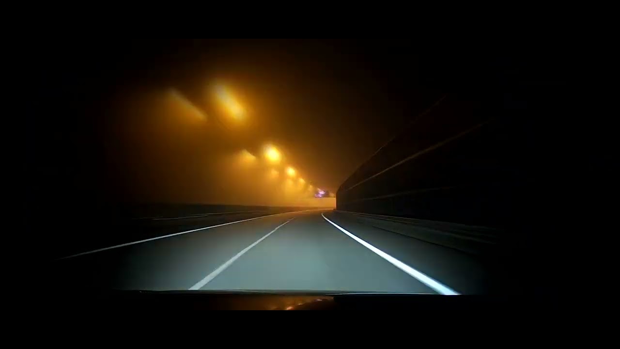[4k] Timelapse highway night driving Warszawa (PL) - Krakow (PL)