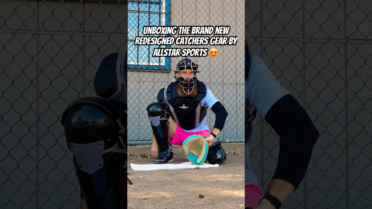 Unboxing Redesigned All-Star Catching Gear 🤯 | #shorts