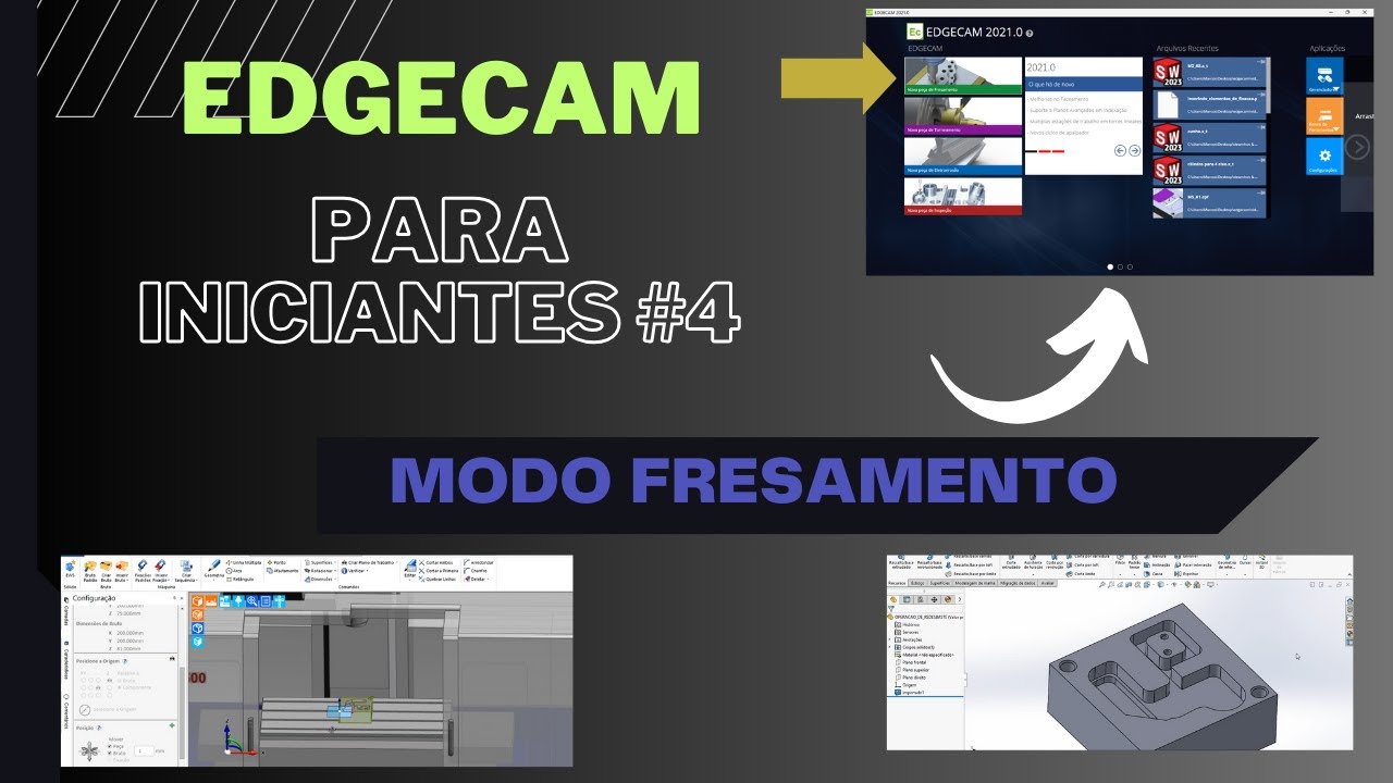 edgecam modo fresamento para iniciantes#4
