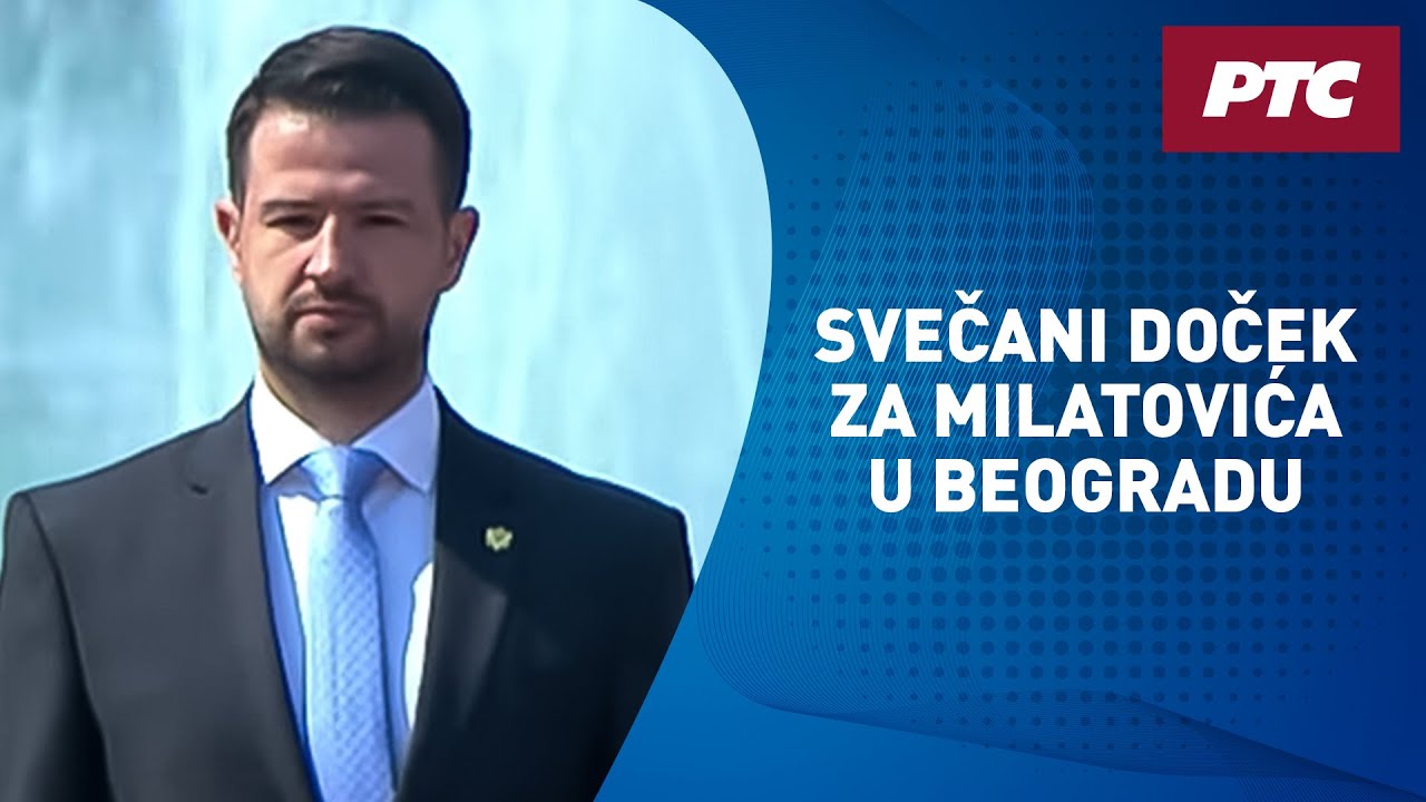 Svečani doček za Milatovića u Beogradu