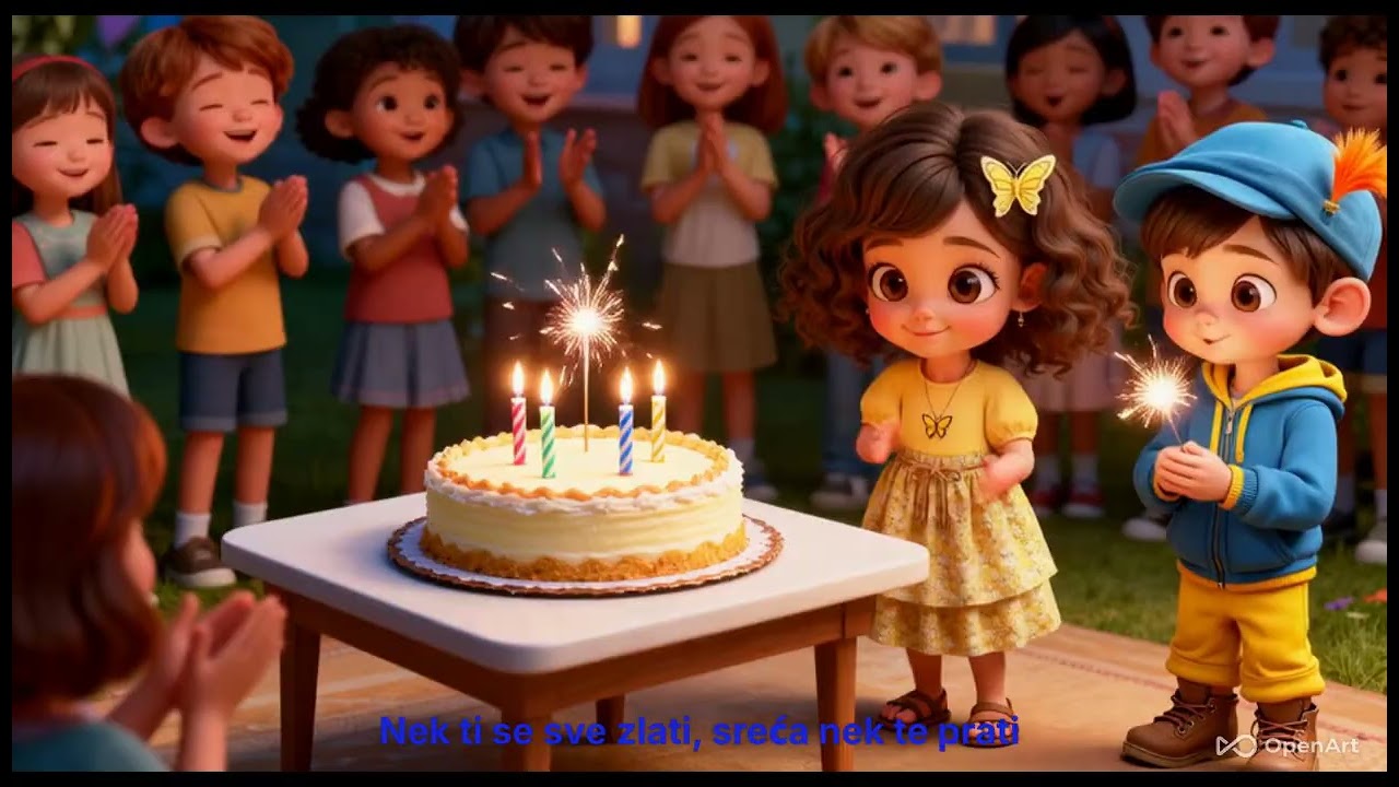 Srećan rođendan #Rodjendanska pesma @musickidsdeca#disney #muzika 