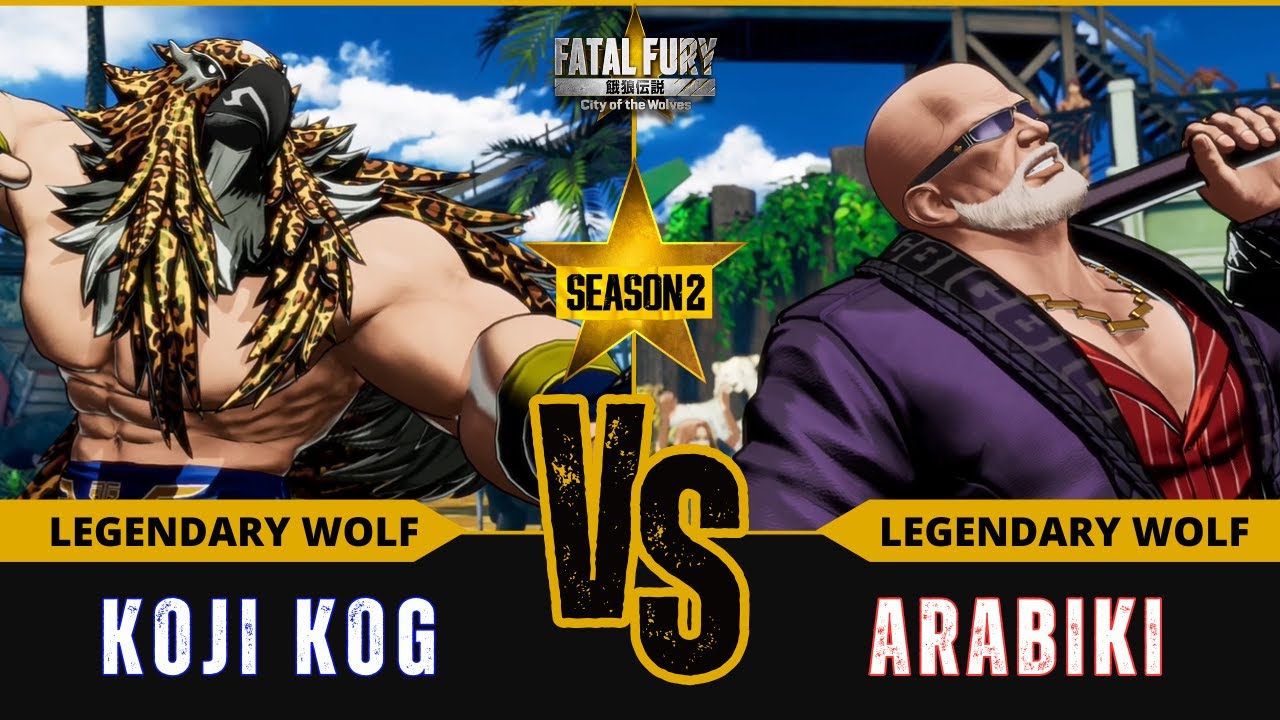 FF:CotW 🐺 KOJI KOG (Tizoc) vs ARABIKI (Mr.Big)⭐Replay Match - FATAL FURY: CotW - 1/26