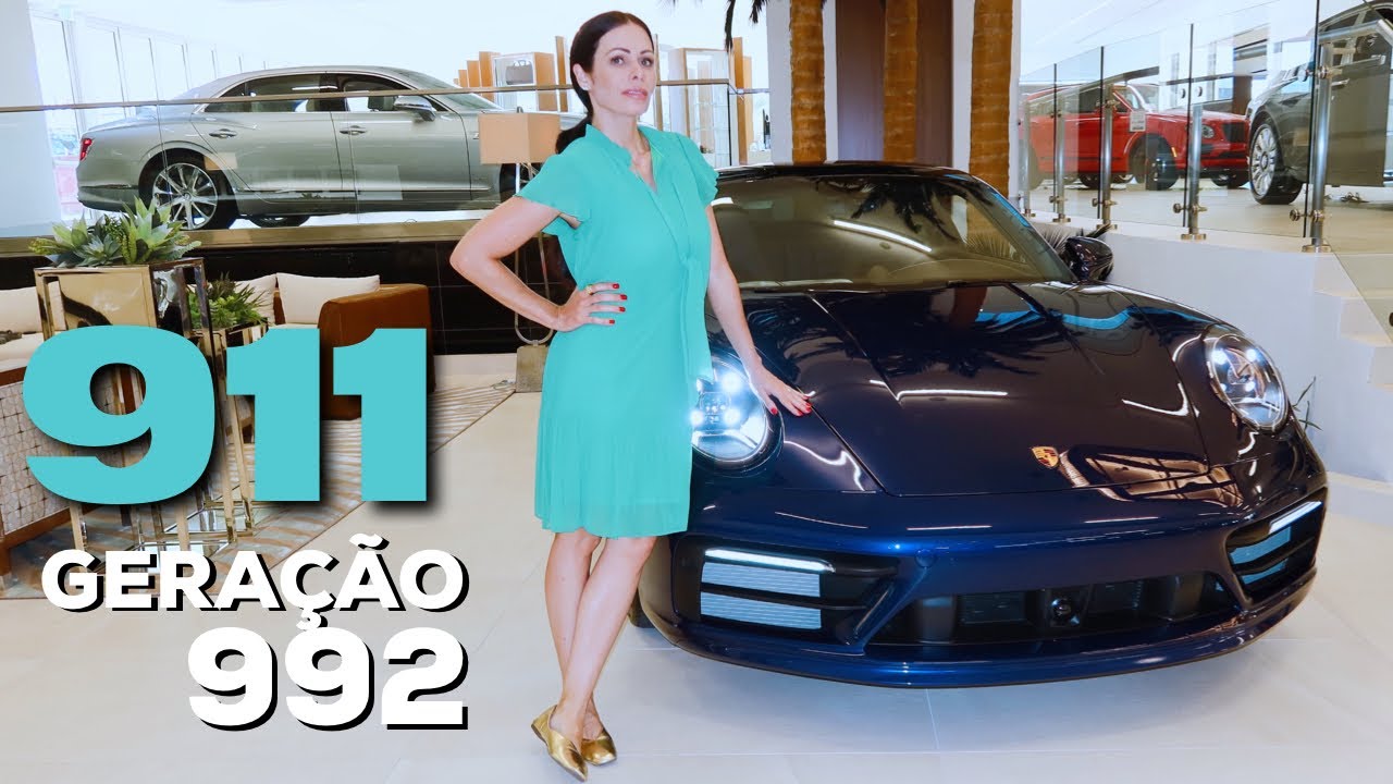 450 cv: Porsche 911 992 Carrera S na cor Gentian Blue Metallic!