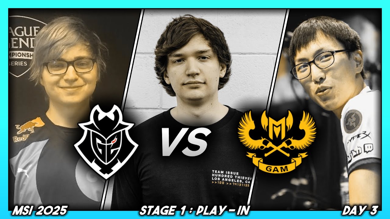 REVERSE ICE CUBE (MSI 2025 CoStreams ━ Day 3 ━ G2 vs GAM)