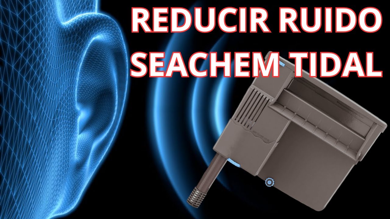 REDUCIR RUIDO Y BURBUJAS FILTRO DE MOCHILA SEACHEM TIDAL 110