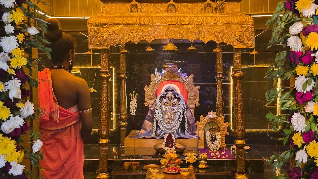 Mana Ambaathraya Kshetram is live అమ్మవారి పాదాలు తాకుతున్నా సూర్య భగవానుడు