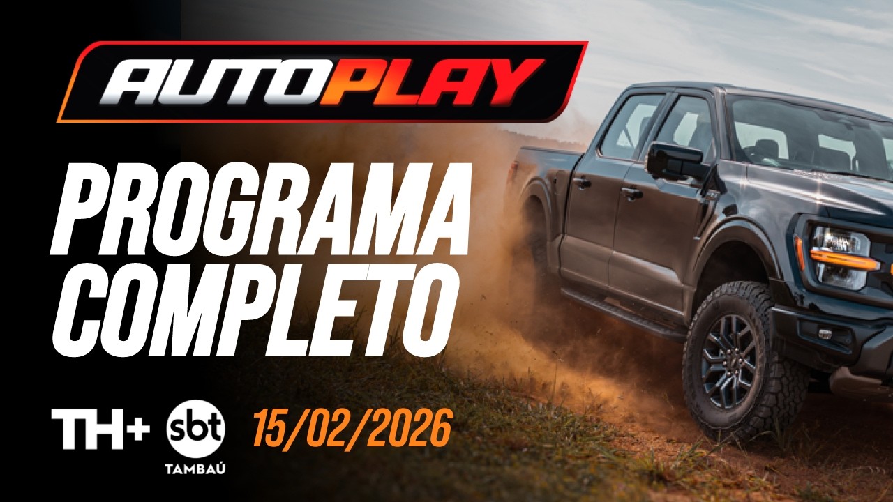 AUTO PLAY - Programa Completo - 15/02/2026 - TH+ SBT | PGM Nº 438 - Garagem Volkswagen e Fábrica BYD