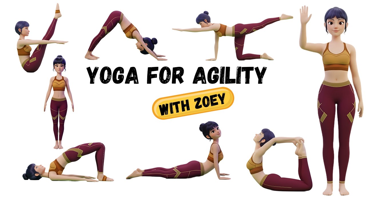 Yoga for Agility with Zoey | yoga for kids | Zoey x KPop Demon Hunters