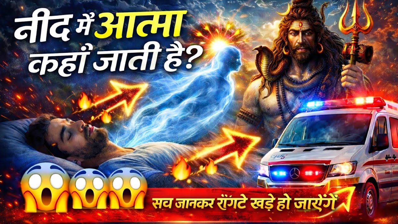 सोने के बाद आत्मा कहाँ जाती है? | नींद में आत्मा की रहस्यमयी यात्रा | Garud Puran & Geeta | 