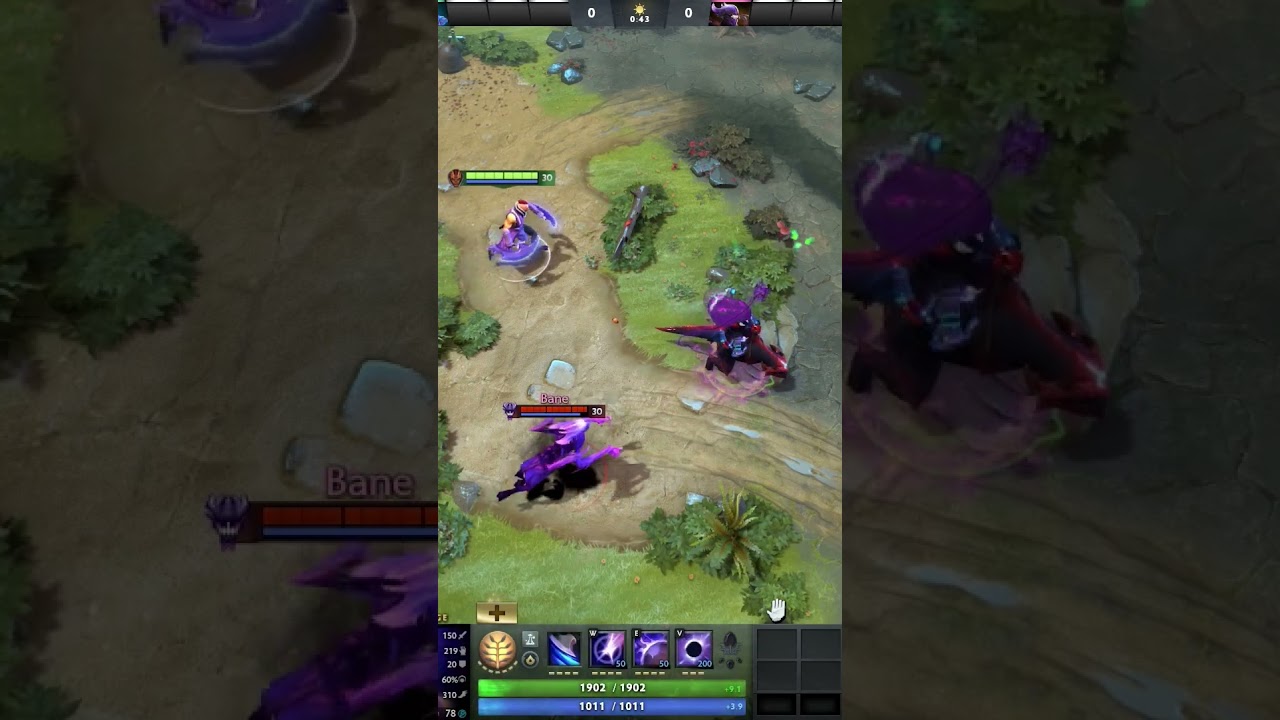 Anti-Mage&rsquo;s new trick against Bane!#Dota2 #Earthshaker #Midlane #Gameplay #Valve #Dotaclips
